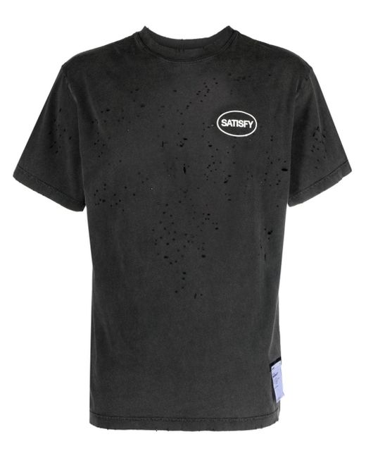T-shirt Core Mothtech en coton biologique Satisfy pour homme en coloris Black
