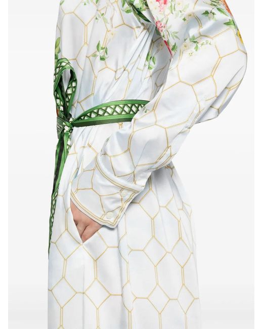 Mary Katrantzou Green Torino Dress