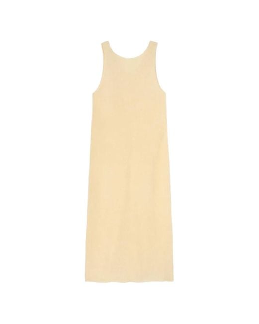 RETORI White Robe Mi-Longue En Cachemire Brossé