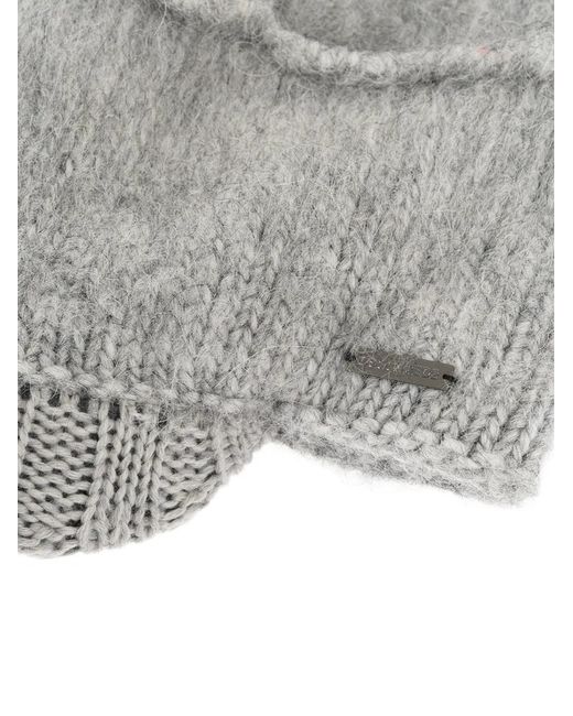 Bonnet À Pompon DSquared² en coloris Gray