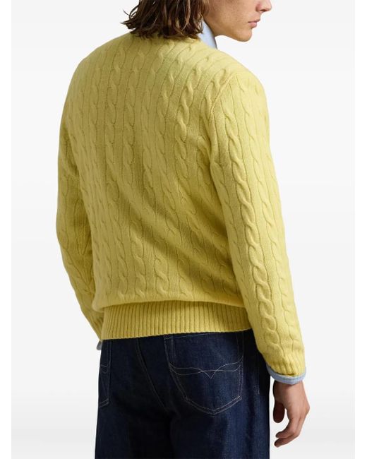 Polo Ralph Lauren Yellow Sweater for men