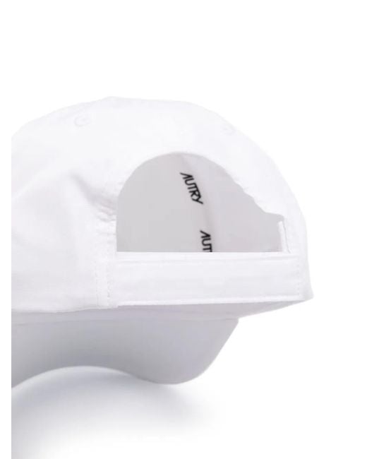 Autry White Logo-Raised Cap