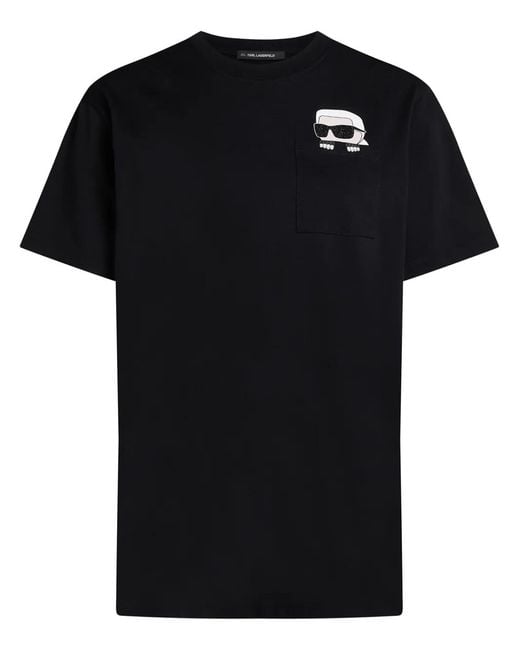 Karl Lagerfeld Black Mc Peakaboo Karlito T-Shirt