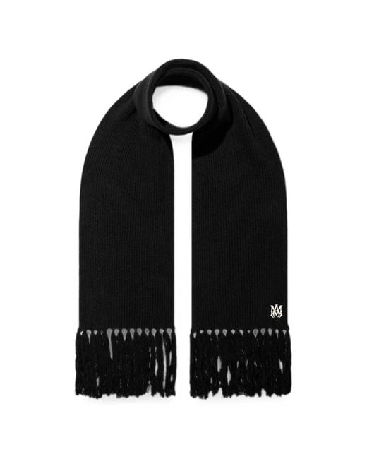 Amiri Black Ma Scarf for men
