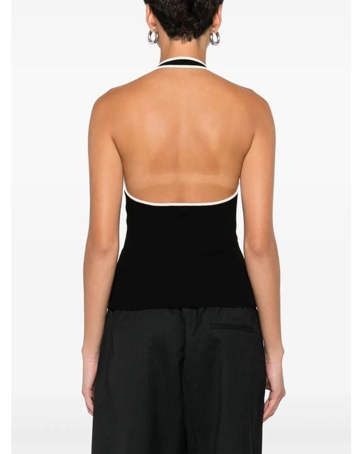 St. Agni Haltertop in het Black