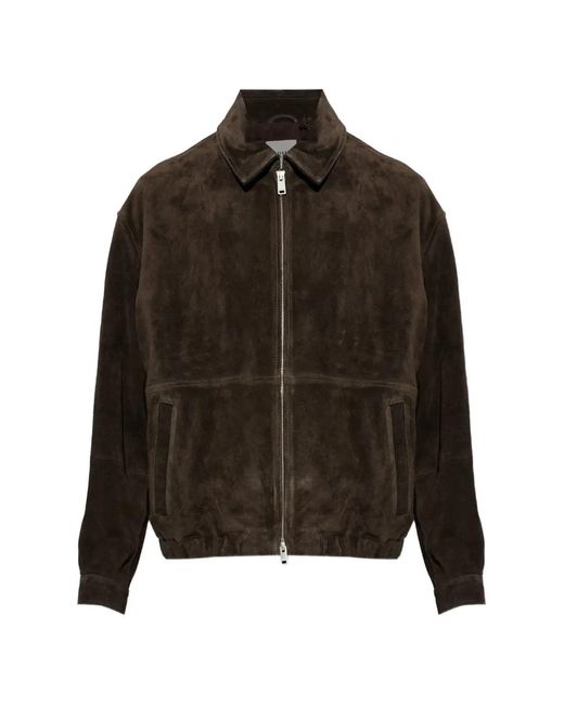 Arma Brown Maddox Leather Jacket for men