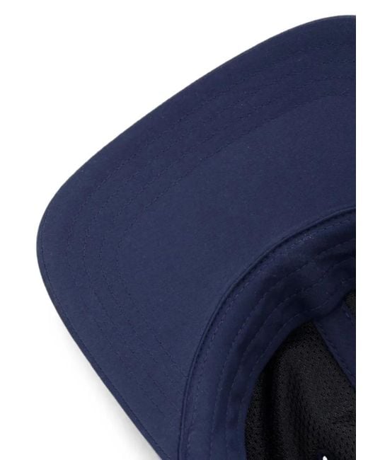 Lacoste Blue X Novak Djokovic Logo-Patch Baseball Cap for men