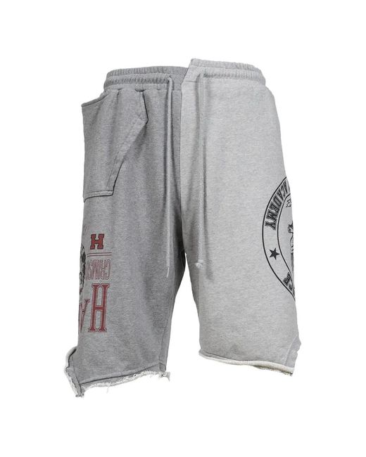 Protocol Index Gray Reconstructed Track Shorts for men