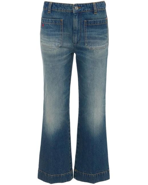 Vaqueros bootcut Alina Victoria Beckham de color Blue