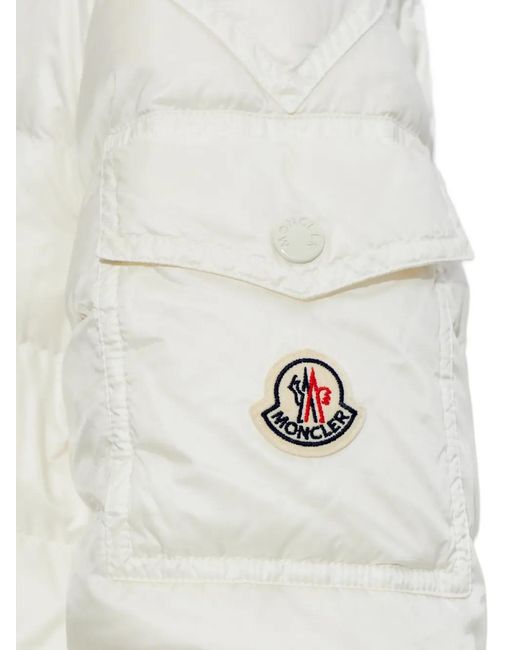 Moncler White Down Jackets