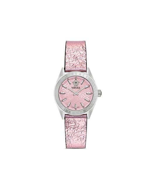 Versace V-code 36mm Horloge in het Pink