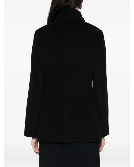 Akris Punto Black Double-Breasted Jacket