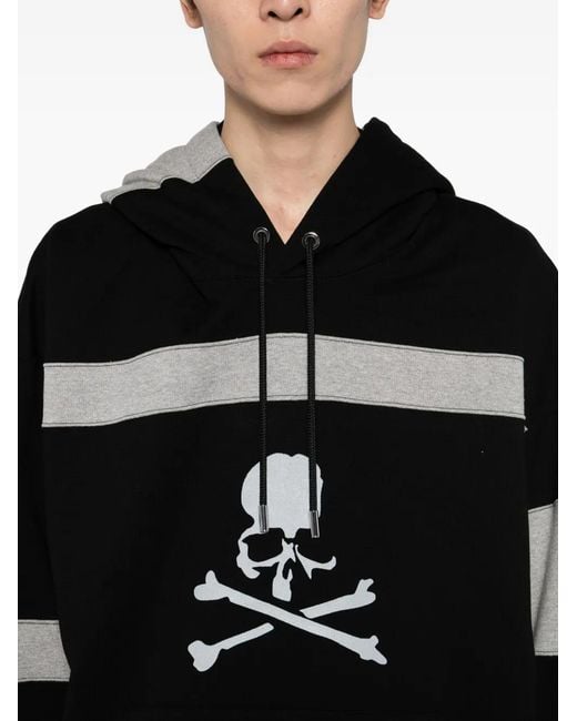 Mastermind Japan Black Logo-Print Hoodie for men