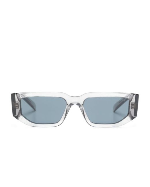 Prada Blue Rectangle-frame Sunglasses