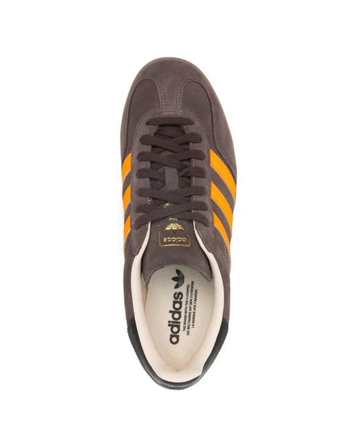 Adidas White "Gazelle" Indoor Sneakers