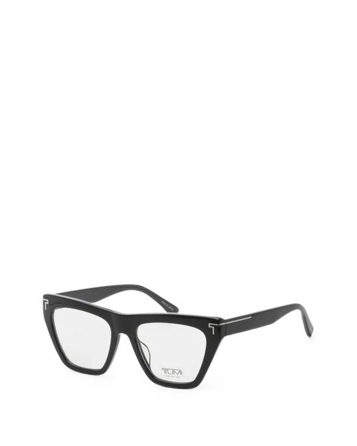 Tumi Black Square-Frame Glasses