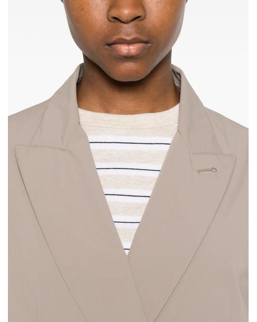 Herno Natural Double-Breasted Blazer