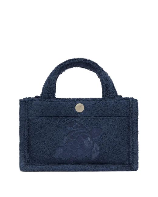 Vilebrequin Turtle Kleine Strandtas in het Blue