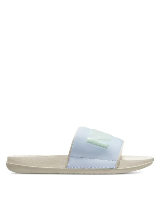 Nike White Offcourt "Phantom/Barely" Slides