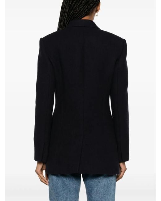 Chloé Black Chain-Embellished Wool Blazer