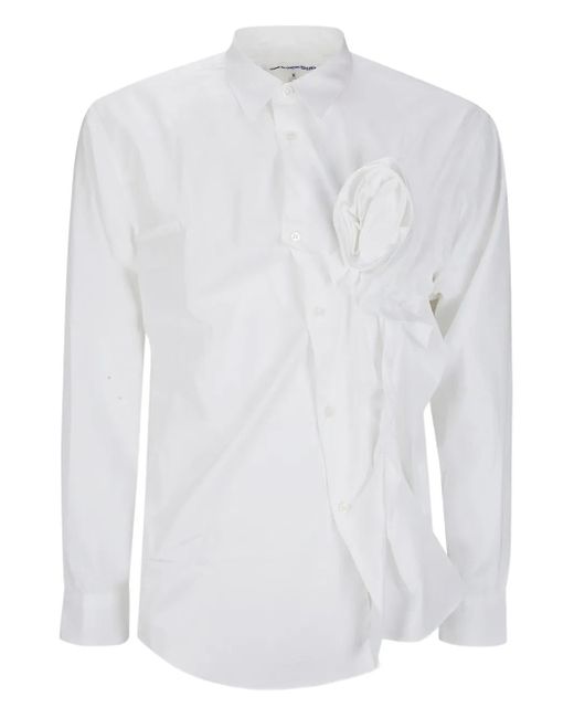 Camicia di Comme des Garçons in White da Uomo