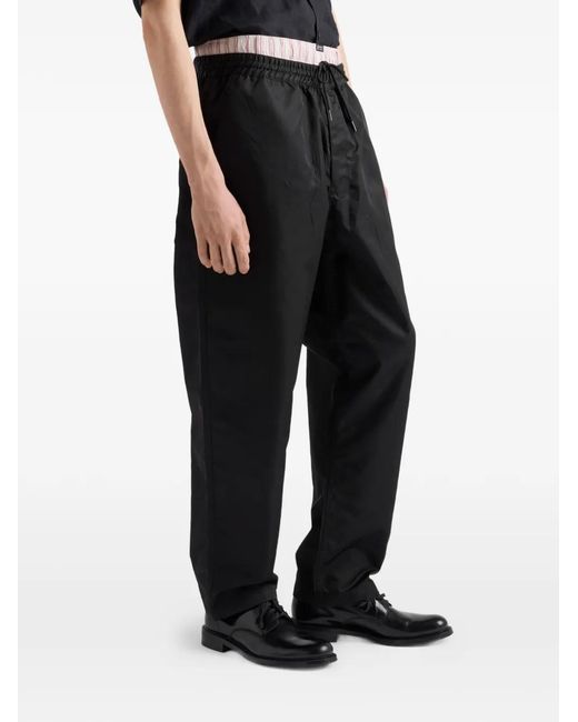 Prada Straight Broek in het Black voor heren