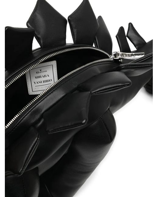 Maison Mihara Yasuhiro Black Dinosaur Shoulder Bag