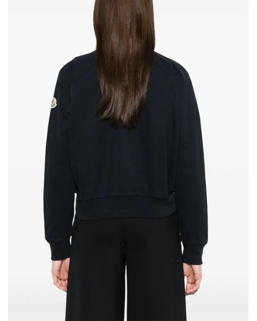 Moncler Black Cotton Bomber Jacket