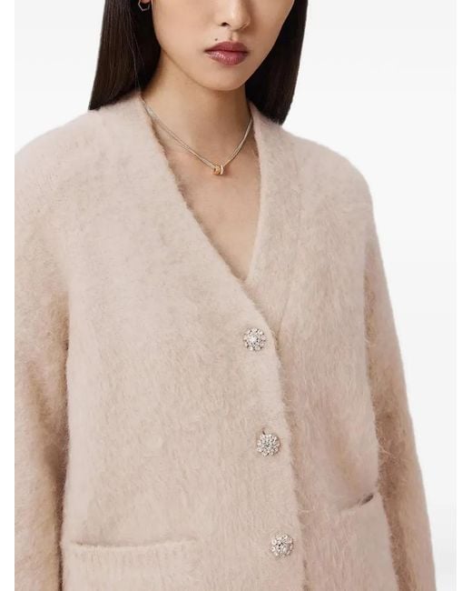 AllSaints Natural Rubi Button Front-Pocket Cardigan