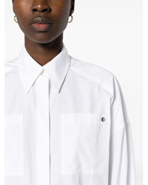 A.P.C. White Warvol Poplin Shirt