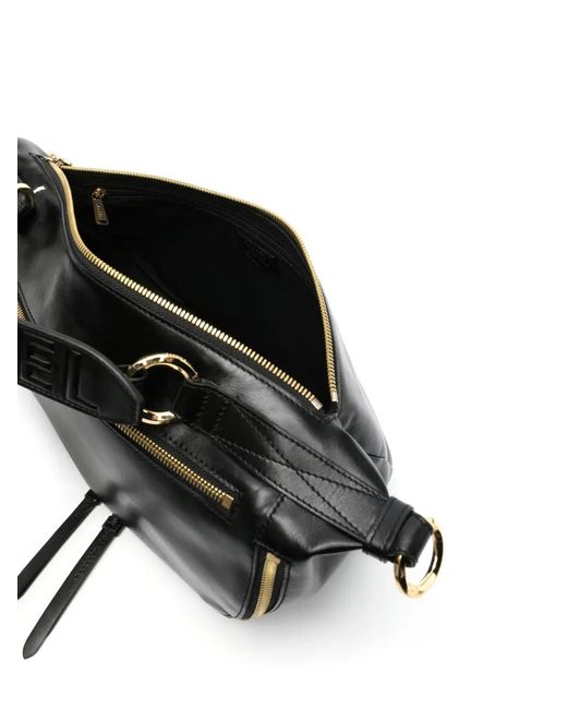 Lancel Black Medium Origami Crossbody Bag