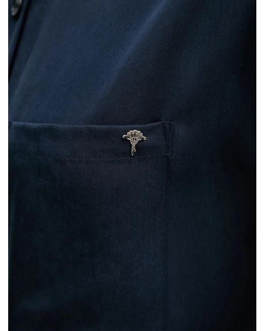 Joop! Blue Pica Drawstring-Waist Jumpsuit