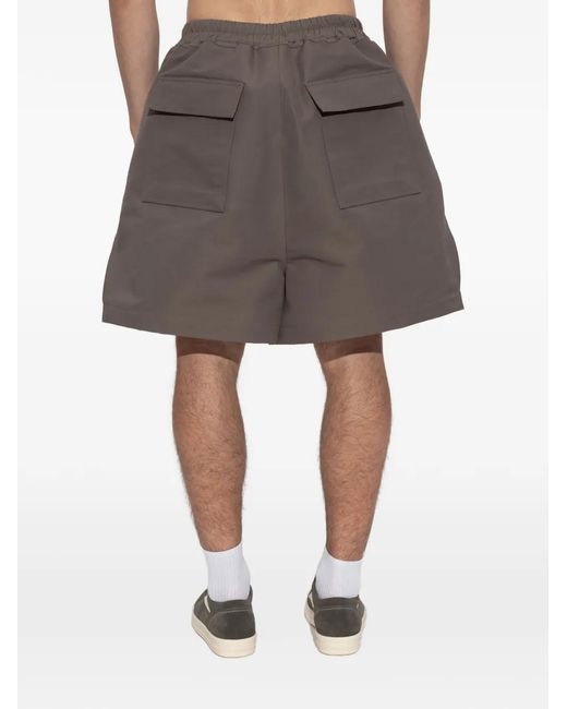 Rick Owens Gray Short Faun À Lien De Resserrage for men