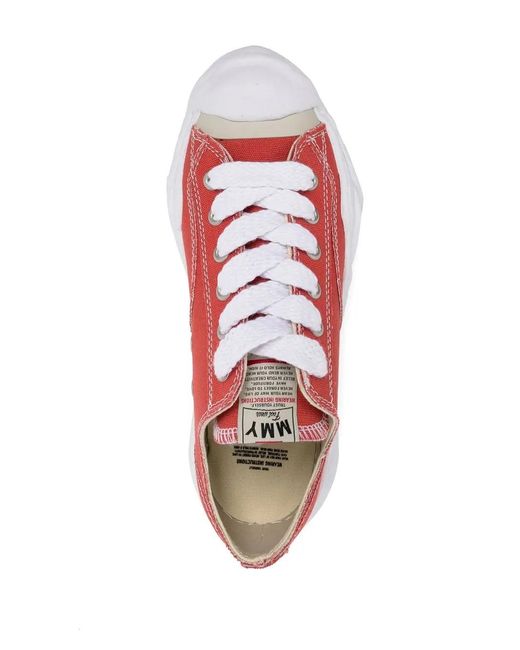 Maison Mihara Yasuhiro Pink Hank Low-Top Sneakers