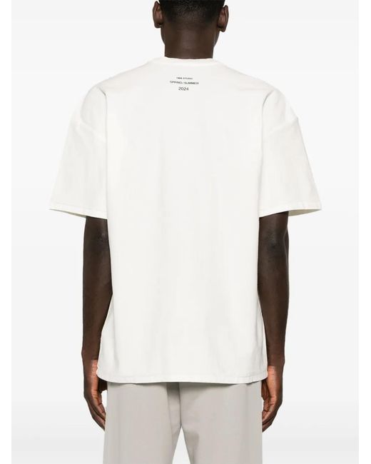 1989 STUDIO White Saint Honore Athletics Cotton T-Shirt for men