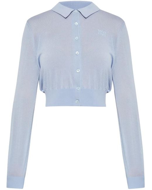 Cárdigan con botones Alexander Wang de color Blue