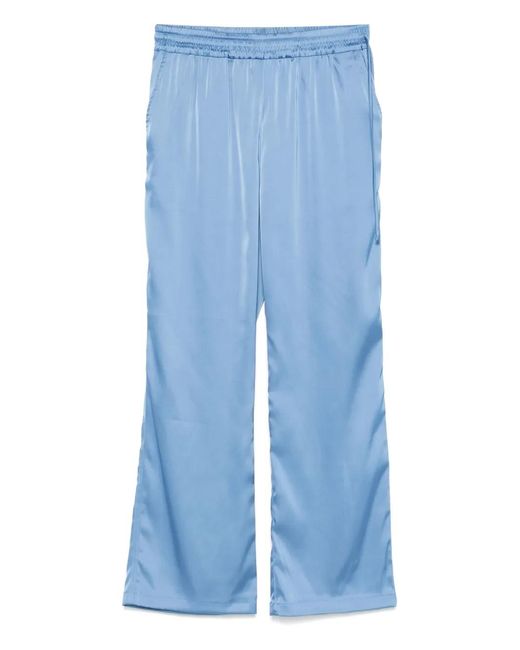 Scotch & Soda Blue Wide-Leg Trousers