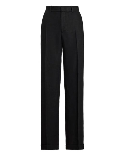 Polo Ralph Lauren Black Herringbone Trousers