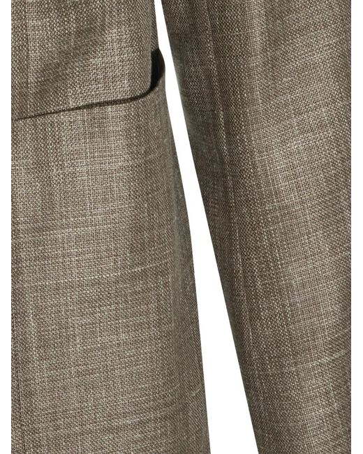 Canali Green Single-Breasted Blazer for men