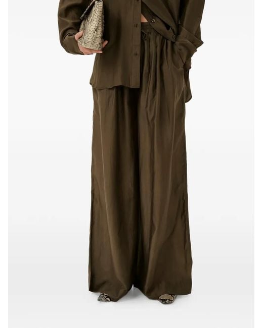 Gestuz Natural Siora Drawstring Palazzo Pants