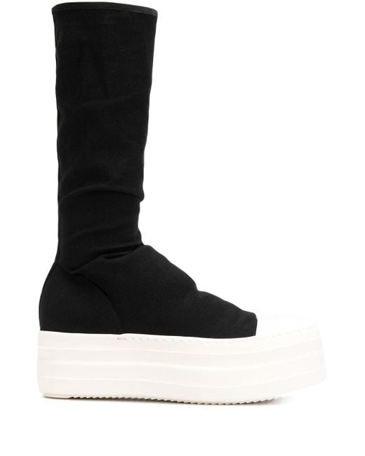 rick owens boots platform