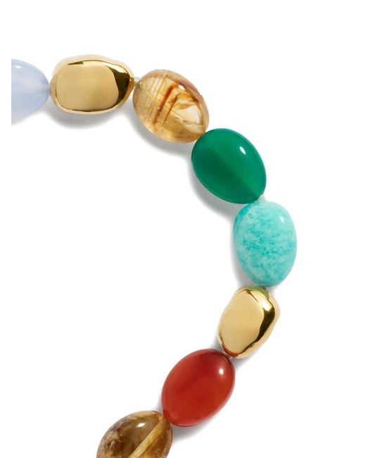 Monica Vinader Metallic Rio Bead-Embellished Necklace