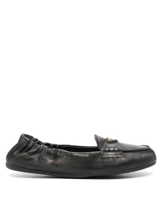 Prada Black Loafer Aus Nappaleder