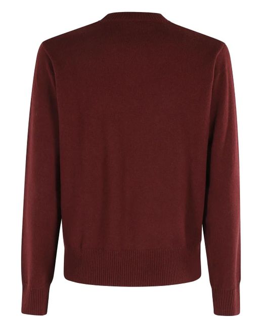 Seventy Red Crew-Neck Long-Sleeves Sweater