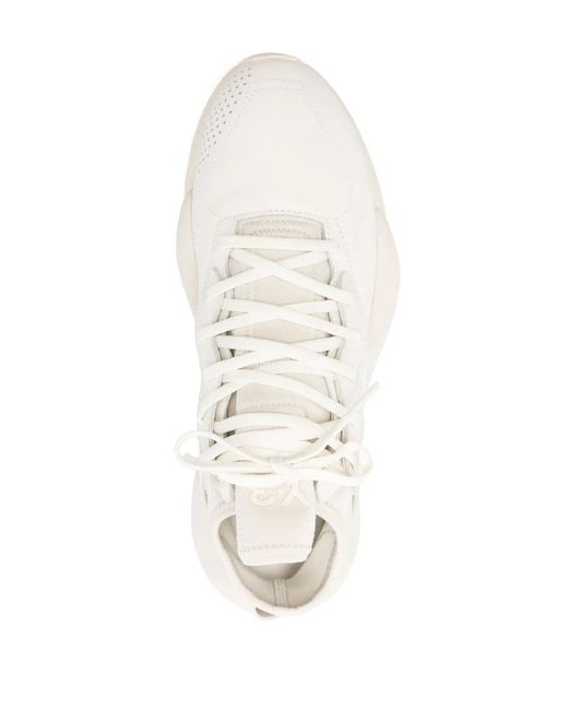 Y-3 White Kaiwa Sneakers
