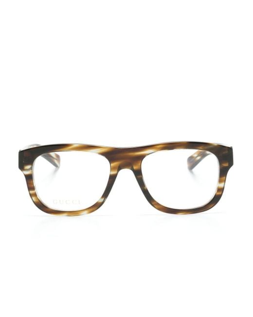 Gucci Brown GG1509O Square-frame Sunglasses for men