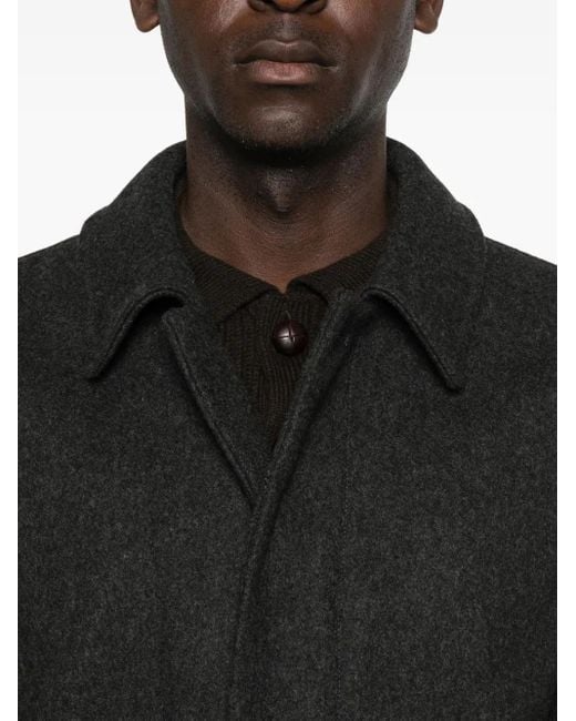 A.P.C. Mantel mit eingefasster Tasche in Black für Herren