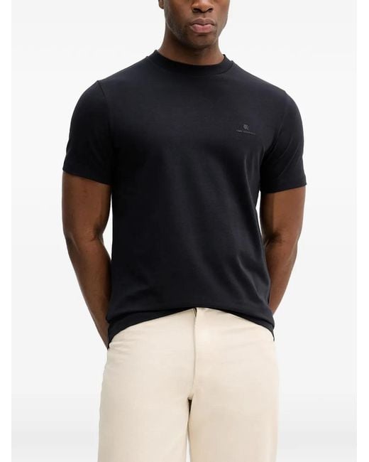 Karl Lagerfeld Blue Logo-Print T-Shirt for men