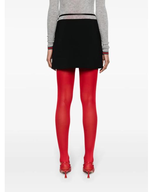 Givenchy Mini-Wikkelrok Met Ceintuur in het Black