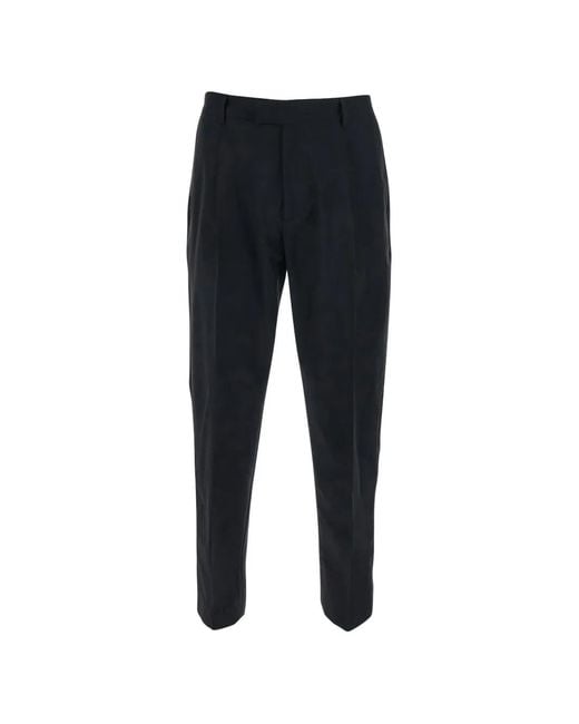 Low Brand Blue Tailored Trousers for men